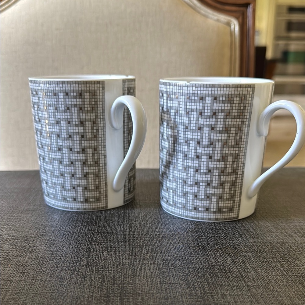 Mosaique au 24 Platinum Mugs - set of two